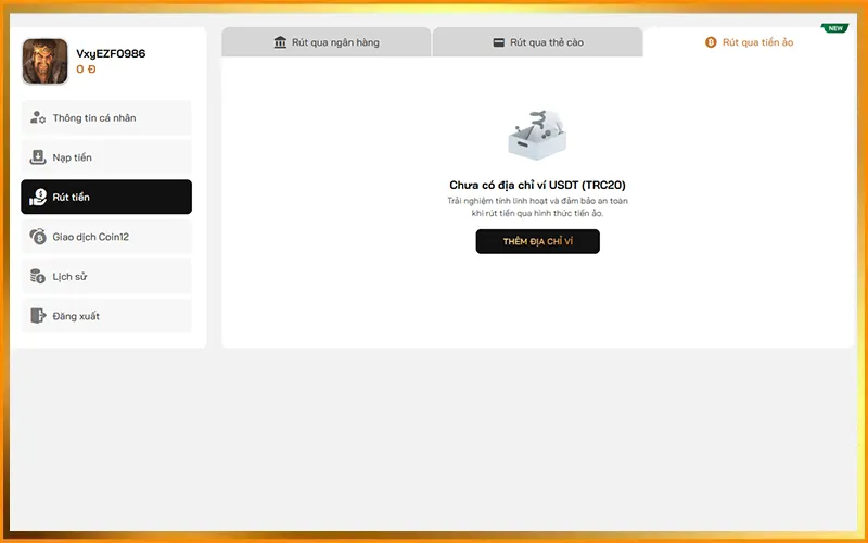 Cách rút tiền VUA99 qua ví blockchain nhanh trong ngày